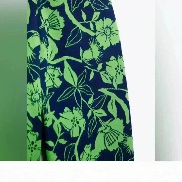 Zara High Waisted Jacquard Wide leg Pants - Picture 5 of 11